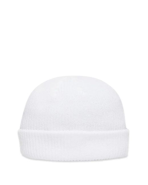 Nike White Terra Ribbed Beanie Hat