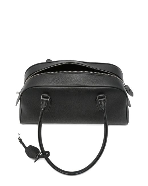 The Row Black Small India Tote Bag