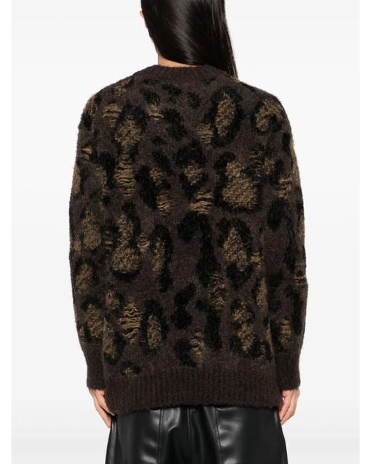 Pull À Effet Brossé Junya Watanabe pour homme en coloris Black