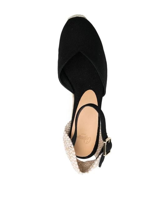 Castaner Black Chiarita Wedge Espadrilles