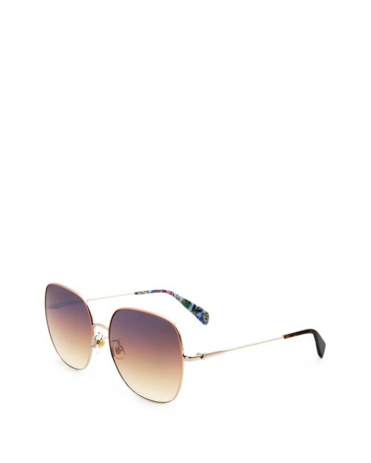 Kate Spade Metallic Charli Square-Frame Sunglasses