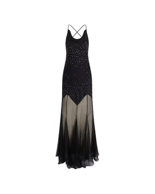 Rabanne White Embellished Maxi Dress