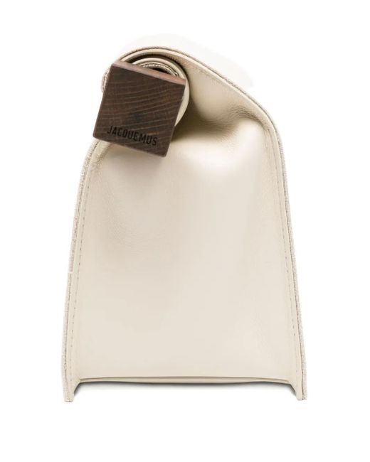 Jacquemus Natural The Rond Carré Clutch