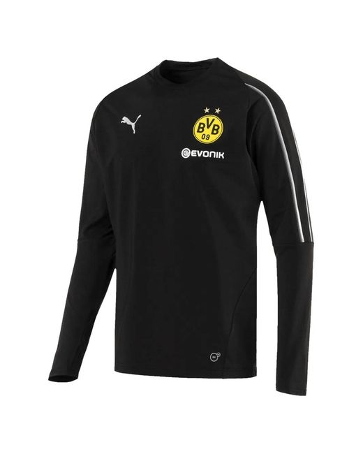 PUMA Black Bvb Training Sweatshirt for men