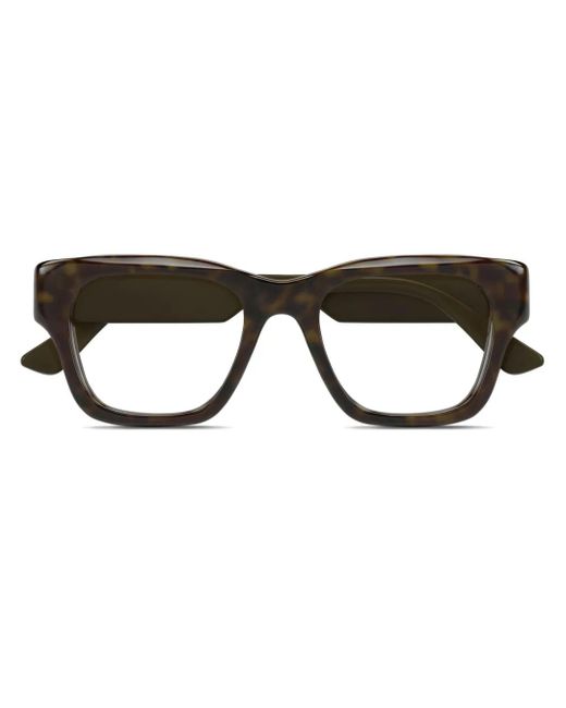 Gafas con montura cuadrada Gucci de hombre de color Black
