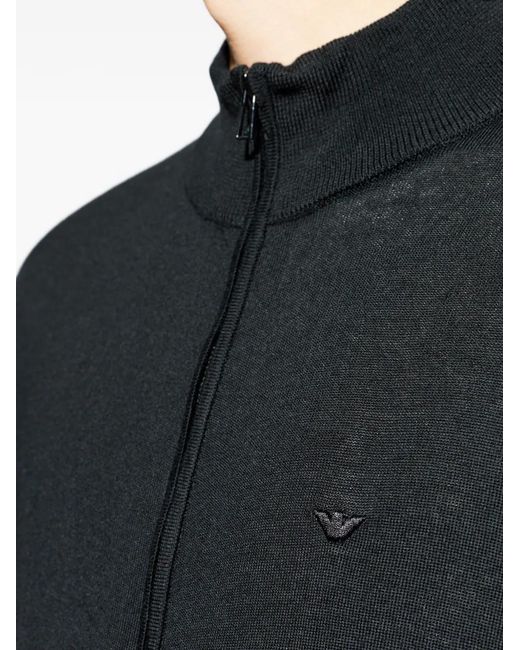 Emporio Armani Black Cardigans for men