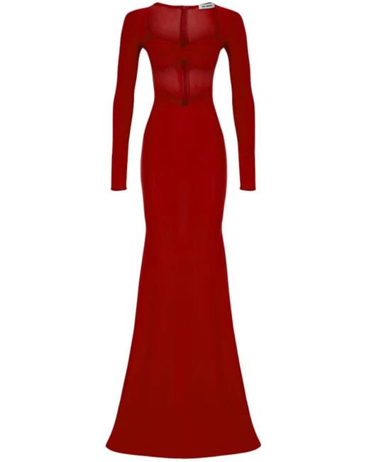 The New Arrivals Ilkyaz Ozel Red Lilaea Dress