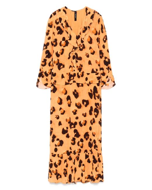 Marc Cain Maxi-Rok Met Print in het Metallic