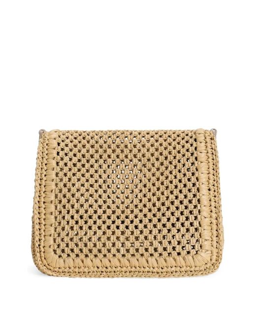 Dolce & Gabbana Natural Openwork Shoulder Bag for men
