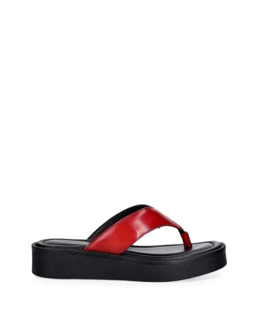 Vagabond Red Danya Platform Flip-Flops