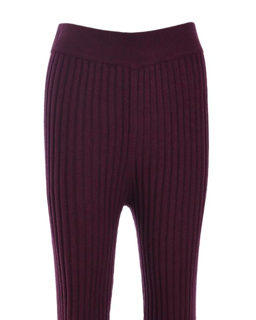 Ba&sh Gestreepte Broek in het Purple