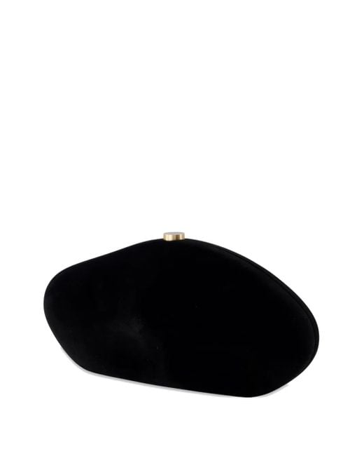 Cult Gaia Black Caldera Clutch Bag