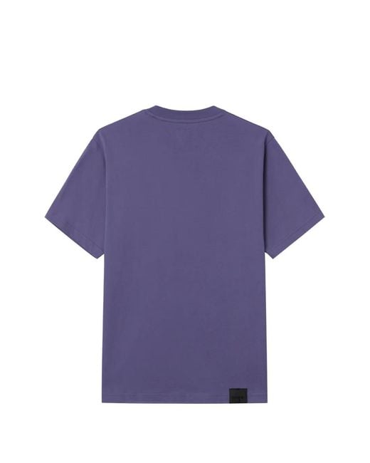 Izzue Purple Logo-Patch T-Shirt for men