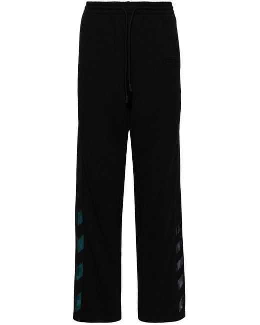 Pantalones de chándal con paneles de punto Missoni de hombre de color Black