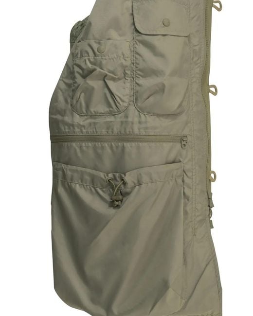 Daiwa Pier39 Green Hooded Toggle-Fastening Coat for men