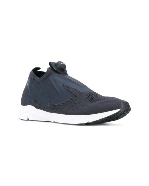Reebok Blue Pump Supreme Engine Sneakers