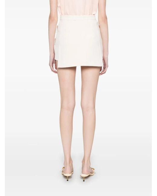 Elisabetta Franchi Natural Hosenrock Mit Schleifendetail