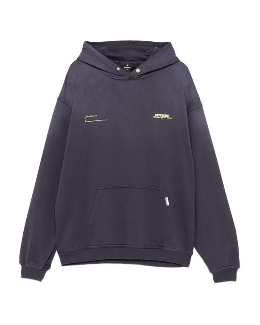 Represent Blue Patron Of The Club Hoodie for men