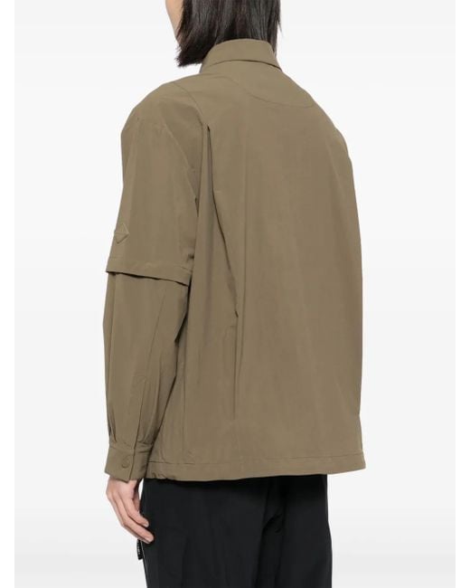 Spoonyard Green Detachable-Sleeve Shirt