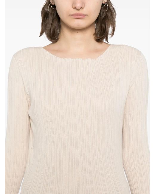 Entire studios White Arches Knit Top