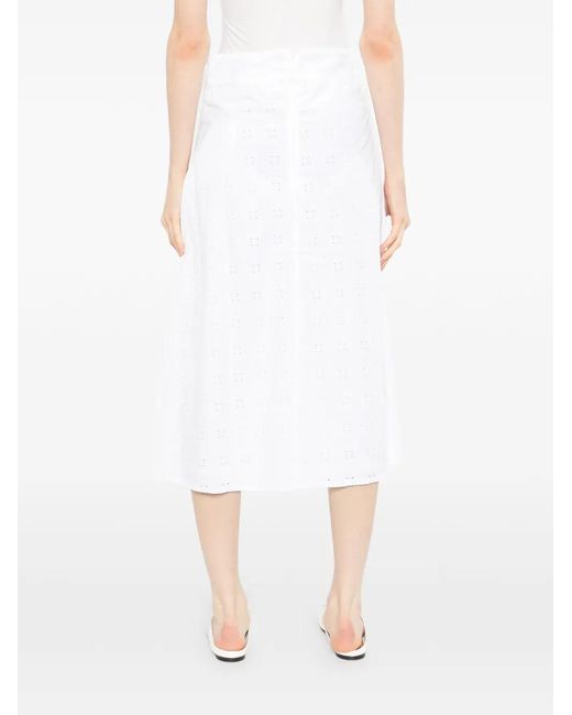 Care By Me White Augusta Skirt