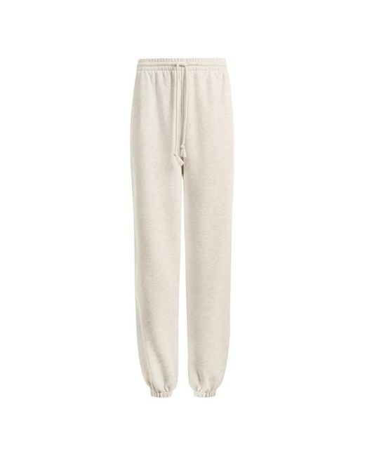 12 STOREEZ White Central Park Track Pants