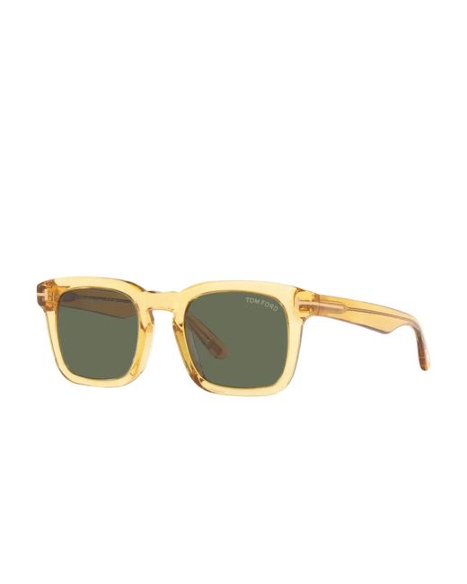 Tom Ford Yellow Tr001097 Square-Frame Sunglasses for men
