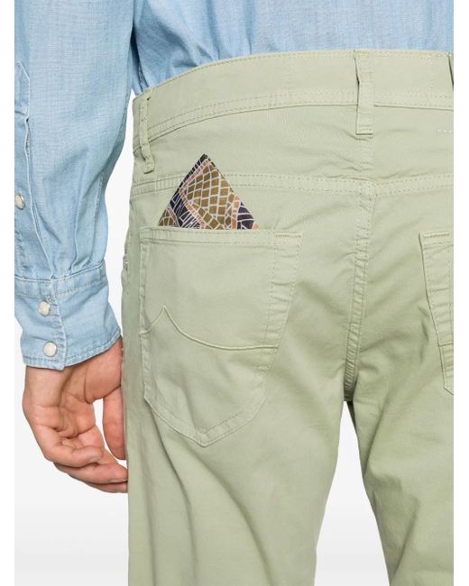 Jacob Cohen Green Nick Trousers for men