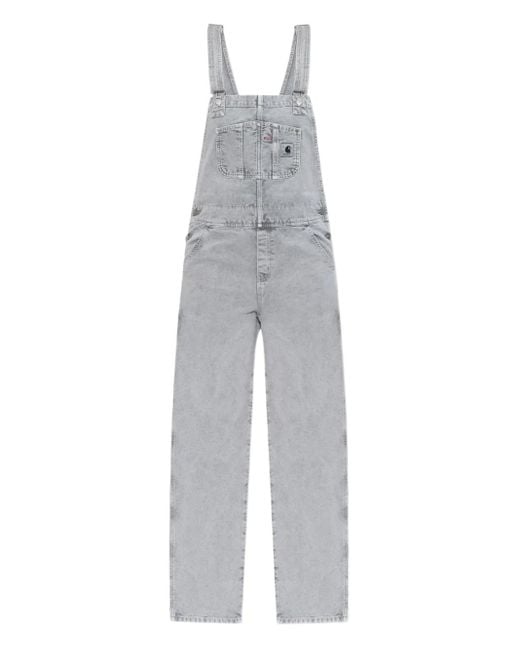 Carhartt Gray Bib Dungarees