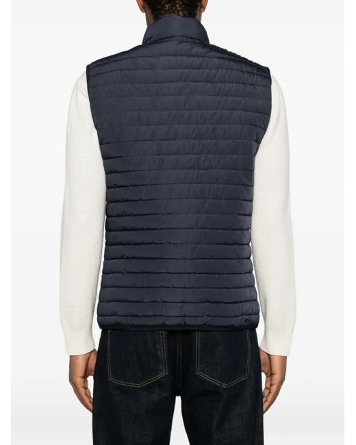 Geox Blue Wilmer Quilted Gilet for men