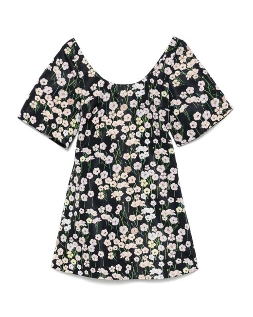 BERNADETTE Black Manou Mini Dress
