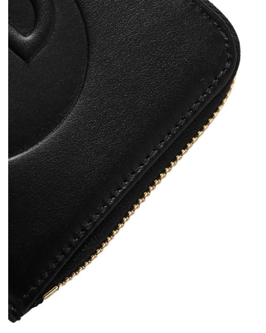 Honey Fucking Dijon Black Logo-Debossed Zip-Fastening Wallet for men