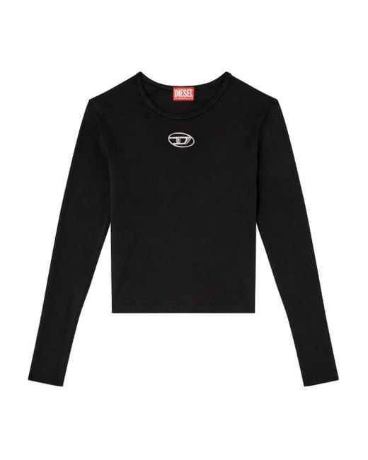 DIESEL Black Uncutie Long Sleeves T-Shirt