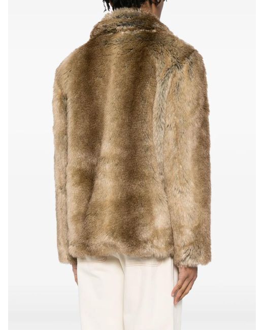 Unreal Fur Brown Lupin Jacket for men