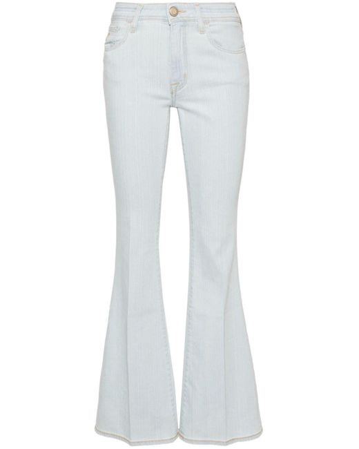 Victoria flared jeans di Jacob Cohen in White