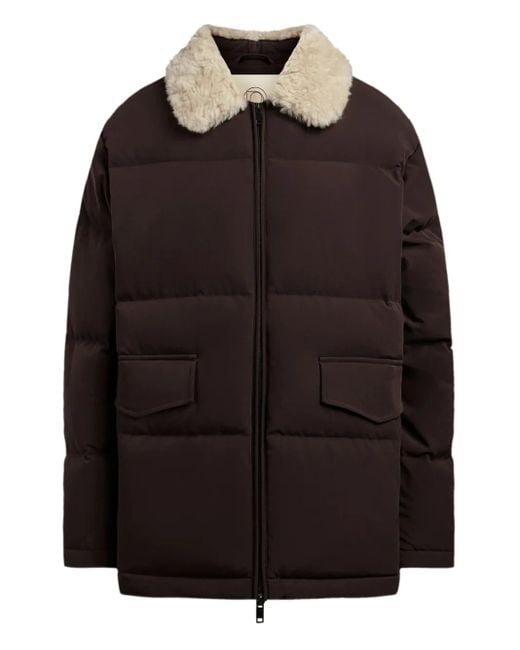 Chaqueta con cuello de pelo 12 STOREEZ de color Black