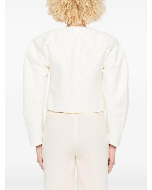 Jacquemus Cropped Jack in het White