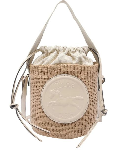 Chloé Woody バケットバッグ Natural