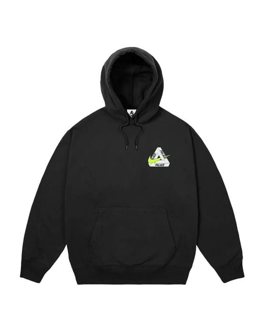 Palace Black X Nike Tri Swoosh Hoodie for men