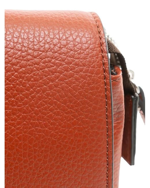 Gianni Chiarini Brown Umhängetasche mit Klappe
