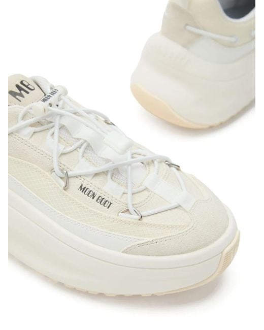 Moon Boot White Logo Sneakers