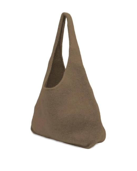 Lauren Manoogian Brown Single-Handle Shoulder Bag