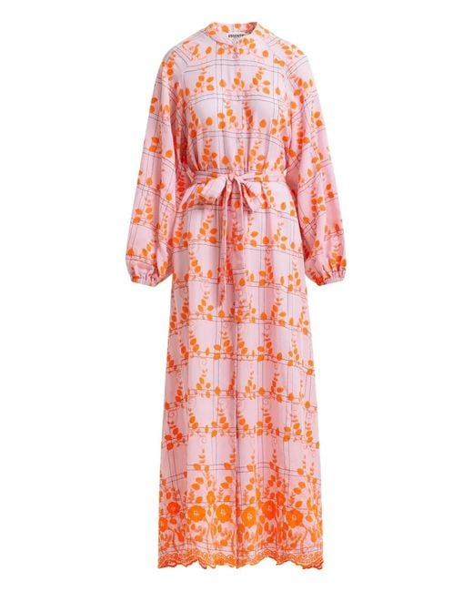 Essentiel Antwerp Red Hangeles Shirt Dress