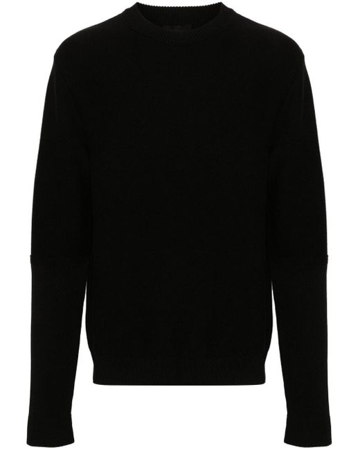 Moncler Pullover mit Logo-Patch in Black für Herren