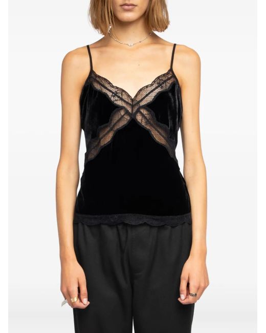 Zadig & Voltaire Black Cishi Top