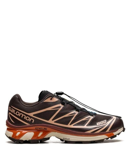 Salomon Brown Xt-6 "Chocolate Peach" Sneakers for men