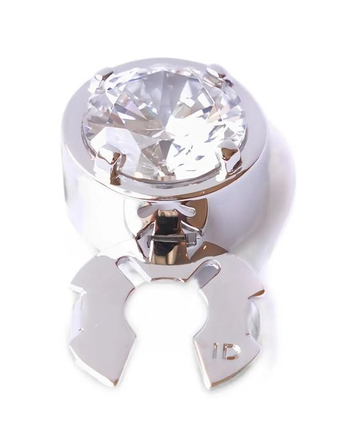 Izabel Display White Zirconia Button Cover