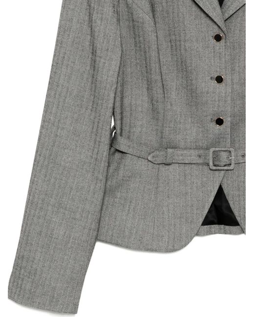 Reformation Gray Mabel Jacket