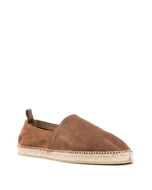 Scarosso Brown Pablo Suede Espadrilles for men