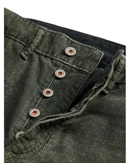 RRL Green Corduroy Trousers for men